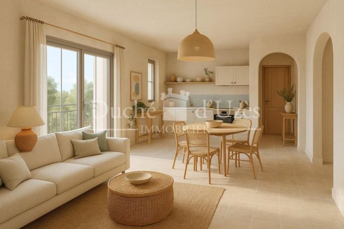 A louer APPARTEMENT DE PRESTIGE NEUF T3 62 M2 TERRASSE UZES